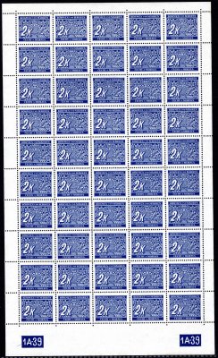 DL 11,  PA (50), modrá 2 Kč,  DČ 1A-39, x-x, hledané