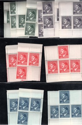 196 - 99, A. H., miniatura o 16-ti známkách a kuponech
