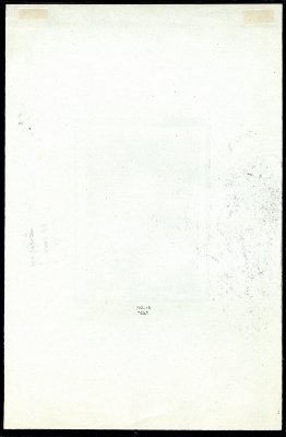 ZT 50 H, návrh, TGM knihtisk na slabším barevném papíru, rozměr 50x69 mm, neopracované okraje v barvě černé, zk. Vr a atest Vrba