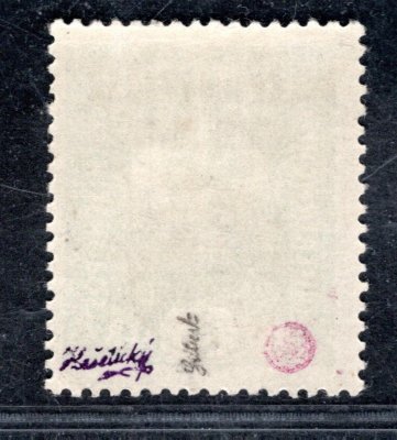 RV 30,  II. Pražský přetisk,  fialová 30 h, zk. Le, Gi
