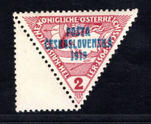 55 KN, typ III,  vlevo, trojúhelník, hnědočervená 2 h, zk. Mr