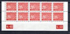 DL 3 ; 20 h červená - spodní desetipás s dč 4-40 x-x 
