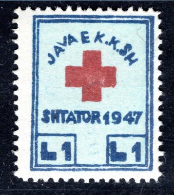 Albanie - Mi. Zw 1, Červený kříž, kat. 300,- Eu, hledané
