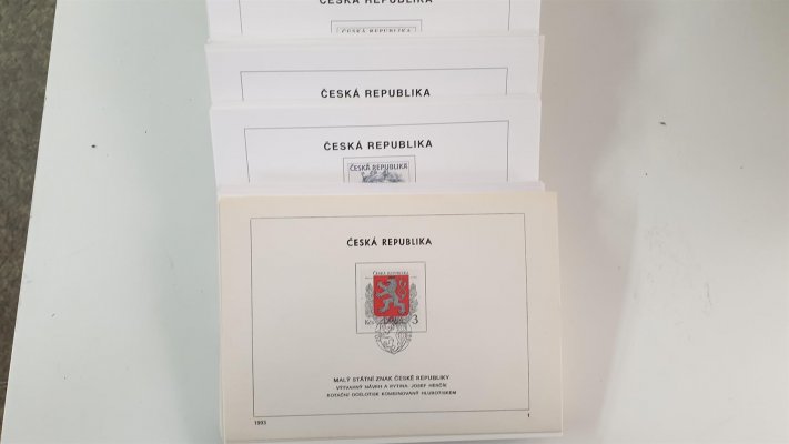 ČR - NL - nálepní listy 1993 - 2006 