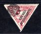 II. Pražský přetisk, trojúhelník - otočený přetisk -  hnědočervená 2 h, zk. Gilbert, Vrba, hledané