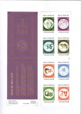 TL 88  ( VZ ZS 0088) Muži , nominál 8 x A-- sešítky  vlastní známky 