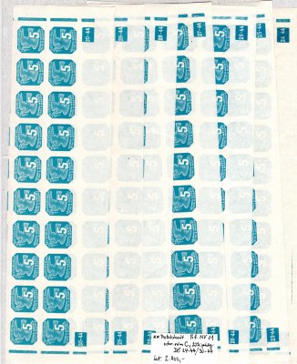 NV 11, novinové, 20-ti pásy, ochranný rám C, DČ 24-44/30-44, modrá 5 h, kat. 2800