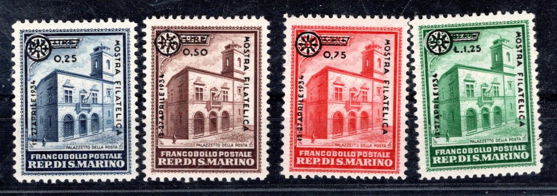 San Marino - Mi. 202 - 5, filatelistická výstava 
