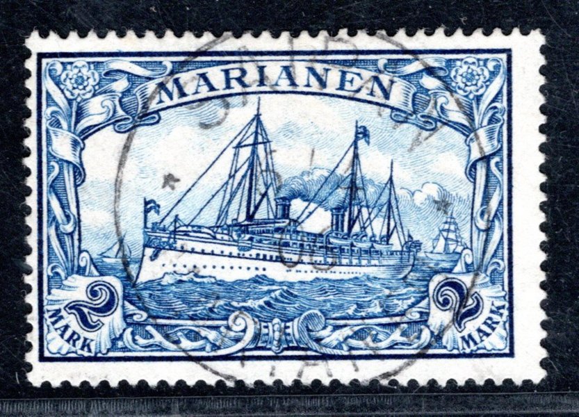 Marianen  Mi.17, 1 M, katalog 110,-  Euro