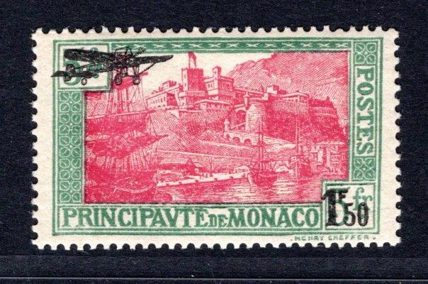 Monako - Mi. 137  letecká, katalog 55,- Eu
