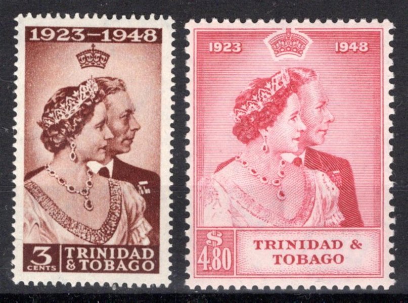 Trinidad Tobago  - SG. 259 - 60, Alžběta, stříbrná svatba