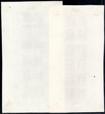 TGM, sestava kompletních tiskových listů  na křídovém papíru, zajímavé ( 4 kusy, vyfoceny pouze dva) 