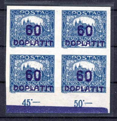 DL 21, krajový 4 blok s počítadly, desk. značka, 60/50 modrá