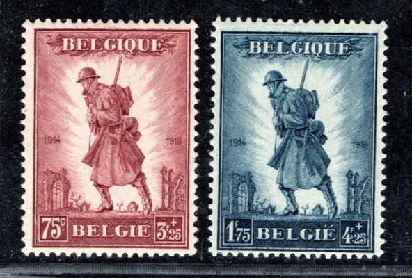 Belgie - Mi. 342 - 3, vojáci