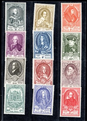 Belgie - Mi. 929 - 940, poštovní kongres