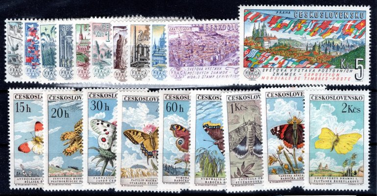 1206 - 25, Praga 62 a motýli, kompletní řady