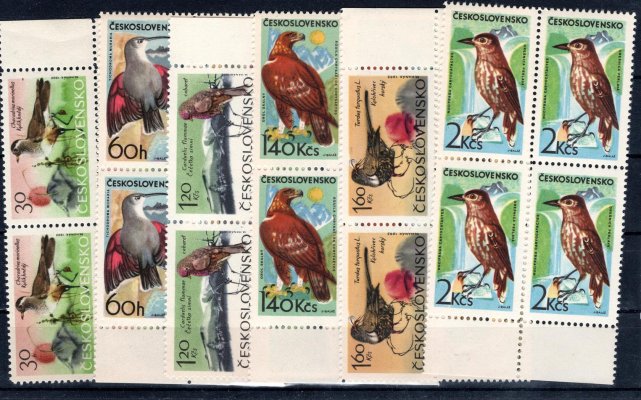 1474 - 1479 ; 4 - bloky, Ptáci krajové 