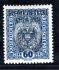 RV 33,  II. Pražský přetisk, znak, modrá 60 h, zk.Gi, Vr
