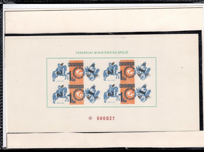 VT 8a, den poštovní známky, nízké číslo 278