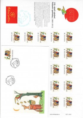 TL 22  ( VZ TL 0022 )  130. výročí založení Poštovní spořitelný  - kompletní arch vlastní známky 
