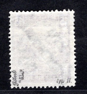100, typ II, ženci, bílá čísla, fialová 15 f, dvl,  zk. Gilbert, Vrba
