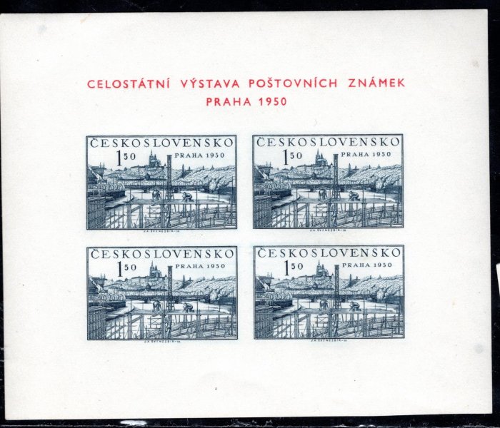 564; A Aršík Praha 1950 ; Deska 12  (L) , nápis 32 - hledaná deska 