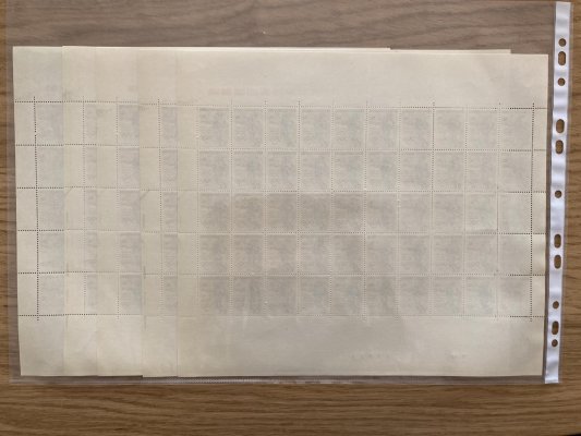 3007; 5 x kompletní archy s daty tisku 