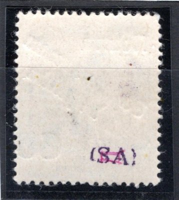 Chustský přetisk, CU 3, 60/4 f, s přetiskem CHUST a Užhorodským přetiskem II. vydání, signována
