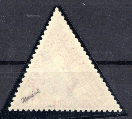 55, typ I, trojúhelník, hnědočervená 2 h, zk. Karásek
