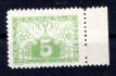 S 2 N ; krajová 5 h světle zelená ministerská řz 11 1/2 - bílý papír, vráska - zkoušeno Vrba 