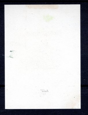 273 ZT, Nitra, otisk rytiny na kousku papíru v barvě zelené, 50 h, zk. Vrba