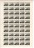 685; Den horníků 2 Kčs, kompletní 50 kusový arch (A, 4.IX.52), uprostřed přeložený, hledané