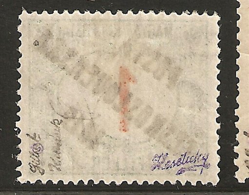131 Typ I ; 1 f červené číslo, zk. Gilbert, Karásek, Lešetický 