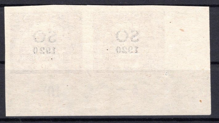 SO 12, levá dolní rohová dvoupáska s počítadly a DZ, fialová 50 h, hledané