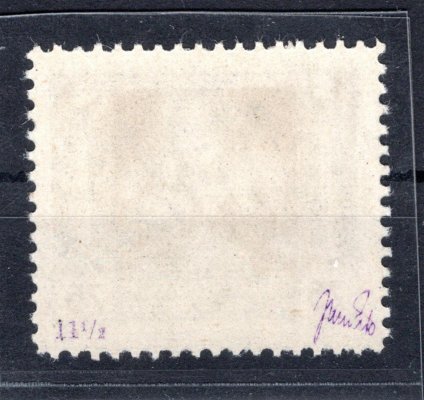 30 F ; 75 h fialová řz 11 1/2 - zkoušeno Mrňák - hledaná známka 