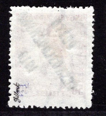 123, typ IV, Zita, fialová 50 f, zk. Gilbert