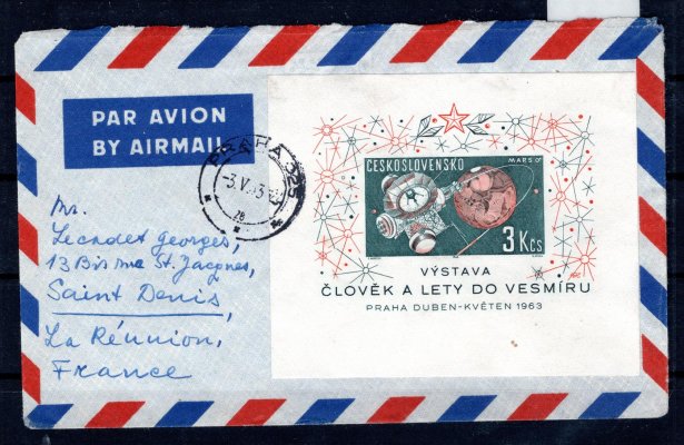 1308 A  ; na letecké celistvosti na Reunion. Mimořádná destinace