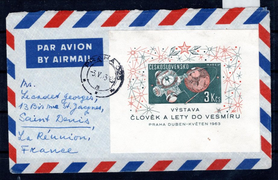 1308 A  ; na letecké celistvosti na Reunion. Mimořádná destinace