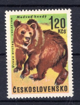 1572;   Medvěd 1,20Kčs  OHZ zk. Aksamit