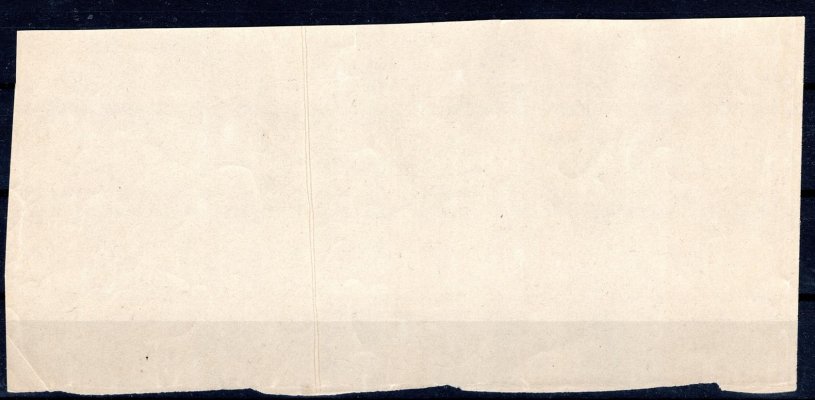 ZT  definitivní kresba,  soutisku na známkovém papíru v barvě zelené - složky  - slabý tisk - zkoušeno