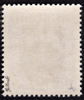 RV 25,  II. Pražský přetisk, fialová 10 h, zk. Gilbert