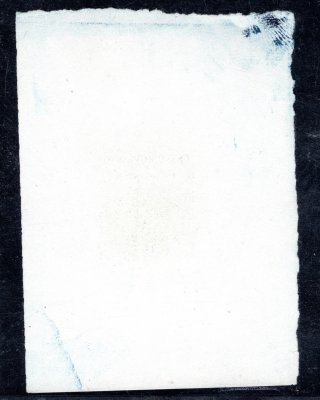 309 ZT, Český ráj, se změnou hodnotou 1,20 Kč !, otisk rytiny na kousku papíru v barvě modré