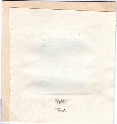 320 ZT, Malá dohoda, otisk rytiny na lístku papíru v paspartě, v barvě černé, zk. Vrba, podpis Seizinger