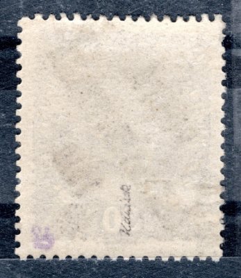 41 Pd, přetisk dvojitý, s různým sklonem, Karel, fialová 30 h, zk. Karásek
