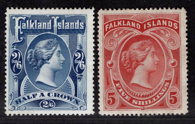  Falkland Islands, SG 41-2, Viktorie, kompletní řada
