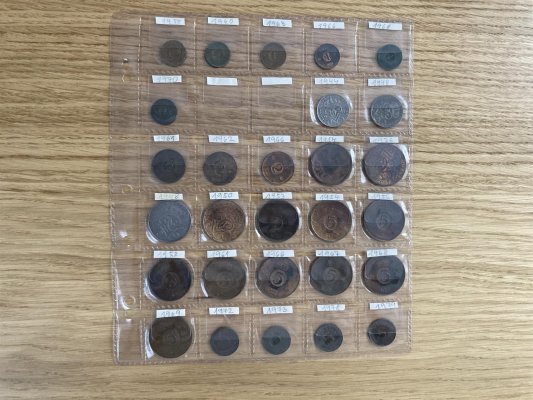 Švédsko, soubor mincí, zachovalost dle stavu, roky cca ex 1916 - 2004