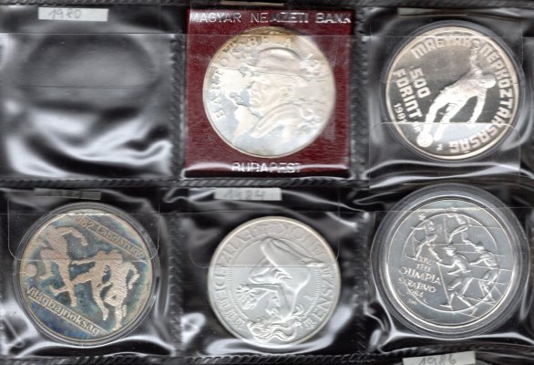 Maďarsko, soubor mincí, zachovalost dle stavu, roky ex 1980 - 1986