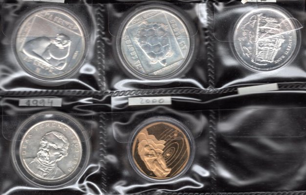 Maďarsko, soubor mincí, zachovalost dle stavu, roky ex 1978 - 2000