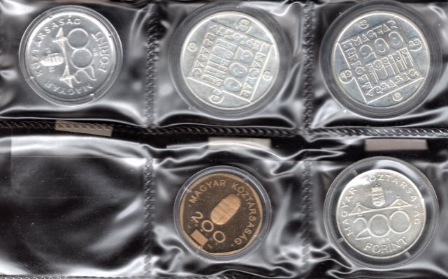 Maďarsko, soubor mincí, zachovalost dle stavu, roky ex 1978 - 2000