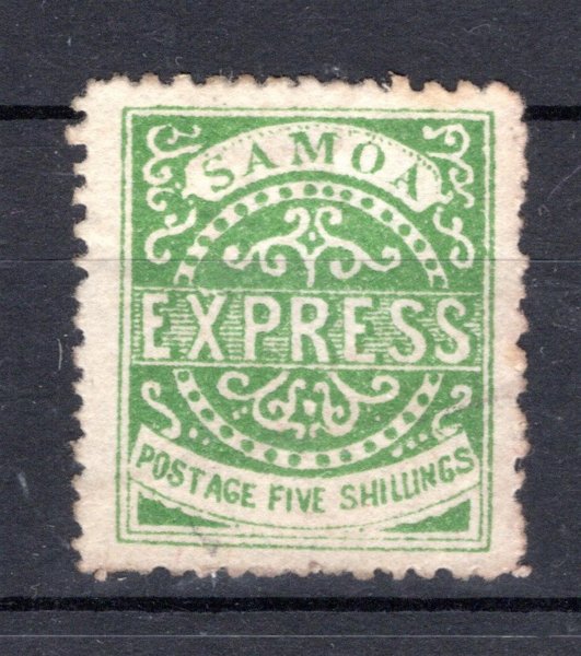 Samoa - SG 19, zahnědlé zoubkování, EXPRESS, kat 550 Liber